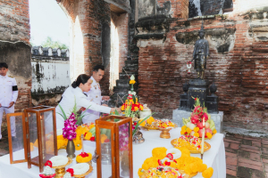มรภ.เทพสตรี ร่วมพิธีวันคล้ายวันสวรรคตพระบาทสมเด็จพระจอมเกล้าเจ้าอยู่หัว