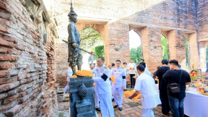 มรภ.เทพสตรี ร่วมพิธีวันคล้ายวันสวรรคตพระบาทสมเด็จพระจอมเกล้าเจ้าอยู่หัว