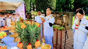 มรภ.เทพสตรี ร่วมพิธีวันคล้ายวันสวรรคตพระบาทสมเด็จพระจอมเกล้าเจ้าอยู่หัว