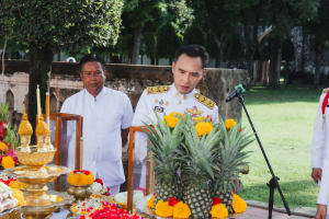 มรภ.เทพสตรี ร่วมพิธีวันคล้ายวันสวรรคตพระบาทสมเด็จพระจอมเกล้าเจ้าอยู่หัว