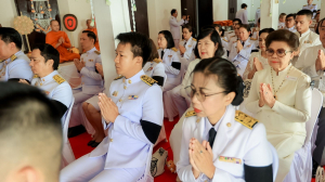 มรภ.เทพสตรี ร่วมพิธีวันคล้ายวันสวรรคตพระบาทสมเด็จพระจอมเกล้าเจ้าอยู่หัว