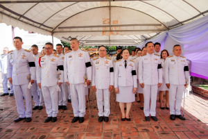 มรภ.เทพสตรี ร่วมพิธีวันคล้ายวันสวรรคตพระบาทสมเด็จพระจอมเกล้าเจ้าอยู่หัว