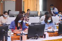 การประชุมพิจารณาจัดสรรงบประมาณสำหรับหน่วยงานสนับสนุนการผลิตบัณฑิต ประจำปีงบประมาณ พ.ศ.2565