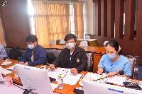 การประชุมพิจารณาจัดสรรงบประมาณสำหรับหน่วยงานสนับสนุนการผลิตบัณฑิต ประจำปีงบประมาณ พ.ศ.2565