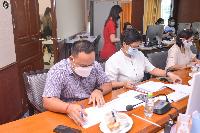 การประชุมพิจารณาจัดสรรงบประมาณสำหรับหน่วยงานสนับสนุนการผลิตบัณฑิต ประจำปีงบประมาณ พ.ศ.2565