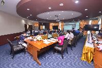 การประชุมชี้แจงการเบิกจ่ายงบประมาณของหน่วยงานในสังกัดมหาวิทยาลัยราชภัฏเทพสตรี ครั้งที่ 1/64