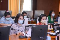 การประชุมชี้แจงการเบิกจ่ายงบประมาณของหน่วยงานในสังกัดมหาวิทยาลัยราชภัฏเทพสตรี ครั้งที่ 1/64