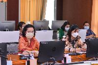 การประชุมชี้แจงการเบิกจ่ายงบประมาณของหน่วยงานในสังกัดมหาวิทยาลัยราชภัฏเทพสตรี ครั้งที่ 1/64