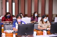 การประชุมชี้แจงการเบิกจ่ายงบประมาณของหน่วยงานในสังกัดมหาวิทยาลัยราชภัฏเทพสตรี ครั้งที่ 1/64