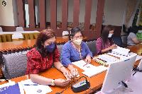 การประชุมชี้แจงการเบิกจ่ายงบประมาณของหน่วยงานในสังกัดมหาวิทยาลัยราชภัฏเทพสตรี ครั้งที่ 1/64