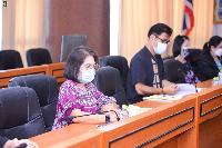 การประชุม คกก.พิจารณากลั่นกรองเพื่อทำสัญญาจ้างของพนักงานในสถาบันอุดมศึกษาฯ ครั้งที่ 4/64
