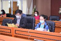 การประชุม คกก.พิจารณากลั่นกรองเพื่อทำสัญญาจ้างของพนักงานในสถาบันอุดมศึกษาฯ ครั้งที่ 4/64