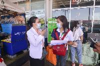 อธิการบดีให้กำลังใจบุคลากร มรภ.เทพสตรี รับการฉีดวัคซีนโรคโควิด-19 กว่า 100 คน พร้อมขอบคุณบุคลากรทางการแพทย์ 
