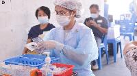 อธิการบดีให้กำลังใจบุคลากร มรภ.เทพสตรี รับการฉีดวัคซีนโรคโควิด-19 กว่า 100 คน พร้อมขอบคุณบุคลากรทางการแพทย์ 