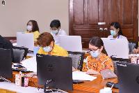 การประชุม คกก.ปรับปรุงและทบทวนการเบิกจ่าย มรท. ครั้งที่ 1/64