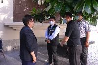 กรมปศุสัตว์ กระทรวงเกษตรและสหกรณ์ ลงพื้นที่พ่นน้ำยาฆ่าเชื้อ COVID-19 ภายในมหาวิทยาลัย