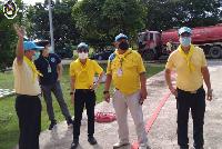 เตรียมความพร้อมการเป็นโรงพยาบาลสนามของหน่วยจัดการศึกษานอกที่ตั้ง มหาวิทยาลัยราชภัฏเทพสตรี อ.ตาคลี จ.นครสวรรค์