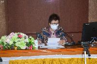 การประชุมพิจารณาร่างประกาศสภามหาวิทยาลัยราชภัฏเทพสตรี เรื่องนโยบายและแนวทางการพัฒนามหาวิทยาลัยราชภัฏเทพสตรี พ.ศ.2566 - 2570