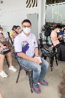 รองอธิการบดีฝ่ายบริหารฯ ให้กำลังใจบุคลากร มรภ.เทพสตรี รับการฉีดวัคซีนโรคโควิด-19 เข็ม 2
