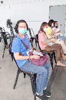 รองอธิการบดีฝ่ายบริหารฯ ให้กำลังใจบุคลากร มรภ.เทพสตรี รับการฉีดวัคซีนโรคโควิด-19 เข็ม 2
