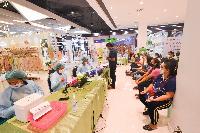 รองอธิการบดีฝ่ายบริหารฯ ให้กำลังใจบุคลากร มรภ.เทพสตรี รับการฉีดวัคซีนโรคโควิด-19 เข็ม 2