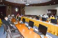การประชุมชี้แจงงบประมาณรายจ่าย ประจำปีงบประมาณ พ.ศ.2565 ต่อคณะกรรมาธิการฯ
