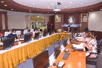 การประชุมแนวทางการดำเนินภายหลังการตรวจสอบรายงานการเงินสำหรับปีสิ้นสุด 30 กันยายน 2563 ของ สตง.