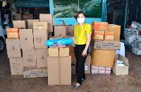 มรท.มอบวัสดุอุปกรณ์เพื่อสนับสนุนการปฏิบัติงานของบุคลากรทางการแพทย์ในจังหวัดสระบุรี