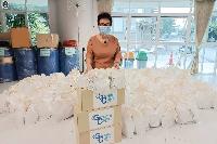 มรท.รับมอบถุงปันสุขและชุด PPE