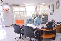 มรท.ระดมทำความสะอาดพื้นที่อาคารสำนักงานอธิการบดี และอาคาร 90 ปี
