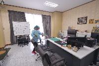 มรท.ระดมทำความสะอาดพื้นที่อาคารสำนักงานอธิการบดี และอาคาร 90 ปี