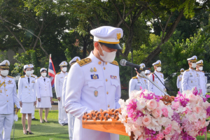 มรท.ร่วมพิธีวางพวงมาลาถวายราชสักการะเนื่องในวันคล้ายวันสวรรคต รัชกาลที่ 5