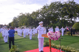 มรท.ร่วมพิธีวางพวงมาลาถวายราชสักการะเนื่องในวันคล้ายวันสวรรคต รัชกาลที่ 5