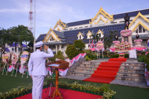 มรท.ร่วมพิธีวางพวงมาลาถวายราชสักการะเนื่องในวันคล้ายวันสวรรคต รัชกาลที่ 5