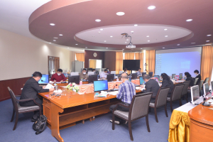 การประชุม คกก.ส่งเสริมกิจการมหาวิทยาลัยฯ วาระพิเศษ
