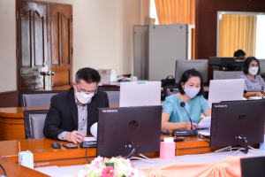 การประชุม คกก.เร่งรัดติดตามการใช้จ่ายงบประมาณรายจ่ายงบลงทุน ครั้งที่ 1/64