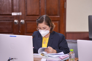 การประชุม คกก.พิจารณาร่างกฎ ข้อบังคับ และระเบียบของมหาวิทยาลัย ครั้งที่ 9/64