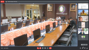 การประชุม คกก.พิจารณาร่างกฎ ข้อบังคับ และระเบียบของมหาวิทยาลัย ครั้งที่ 9/64