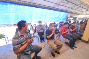 คณะวิทยาศาสตร์ฯ จัดพิธีทำบุญและถวายผ้าป่า