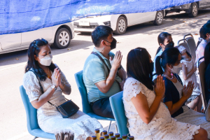 คณะวิทยาศาสตร์ฯ จัดพิธีทำบุญและถวายผ้าป่า