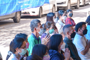 คณะวิทยาศาสตร์ฯ จัดพิธีทำบุญและถวายผ้าป่า