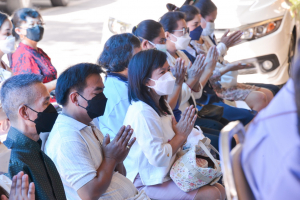 คณะวิทยาศาสตร์ฯ จัดพิธีทำบุญและถวายผ้าป่า