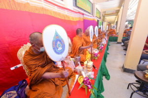 คณะวิทยาศาสตร์ฯ จัดพิธีทำบุญและถวายผ้าป่า