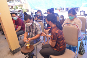 คณะวิทยาศาสตร์ฯ จัดพิธีทำบุญและถวายผ้าป่า