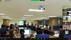 การประชุม คกก.ประจำคณะมนุษยศาสตร์และสังคมศาสตร์ ครั้งที่ 11/64