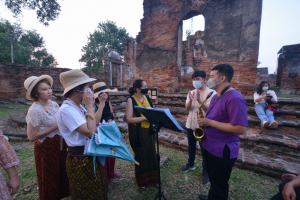 สาขาวิชาดนตรีศึกษาร่วมแสดงดนตรีในโครงการโบราณคดีศึกษา 