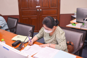 การประชุม คกก.นโยบายพัฒนาวิชาการ วิจัยและนวัตกรรม ครั้งที่ 12/64