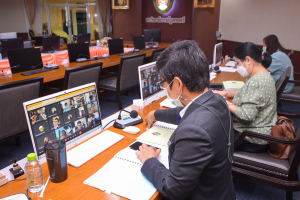 การประชุม คกก.นโยบายพัฒนาวิชาการ วิจัยและนวัตกรรม ครั้งที่ 12/64