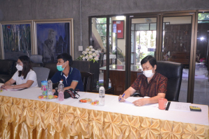 การประชุม คกก.ประจำสำนักศิลปะและวัฒนธรรม ครั้งที่ 5/64