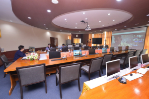 การประชุม คกก.นโยบายและแผนเพื่อการพัฒนามหาวิทยาลัย ครั้งที่ 8/64